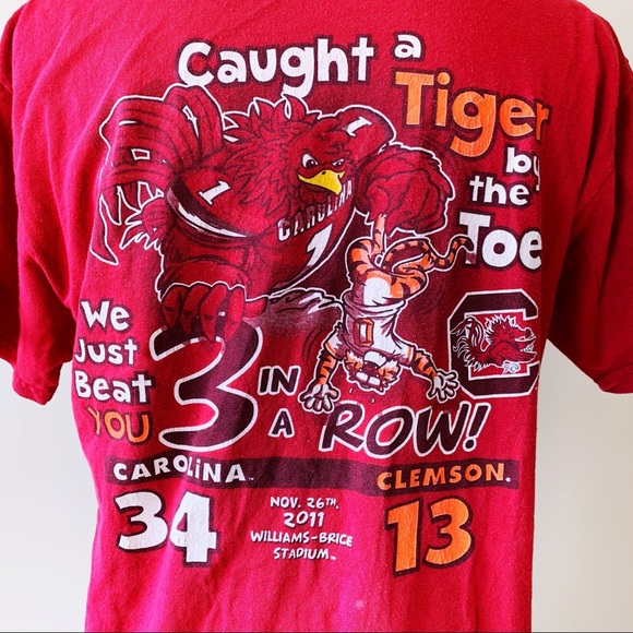 NCAA Other - South Carolina Gamecocks Clemson Tigers Rivalry T-Shirt Tee Mens Size Medium